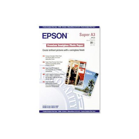EPSON A3+, Premium Semigloss Photo Paper (20listů)