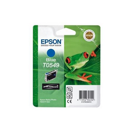 EPSON SP R800 Blue Ink Cartridge T0549
