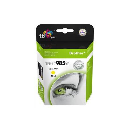 Ink. kazeta TB kompat. s Brother LC 985 YE 100% N