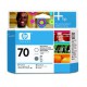 HP no 70 gloss enhancer a šedá tisk hlava, C9410A