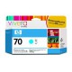 HP no 70 azurová inkoustová kazeta, C9452A