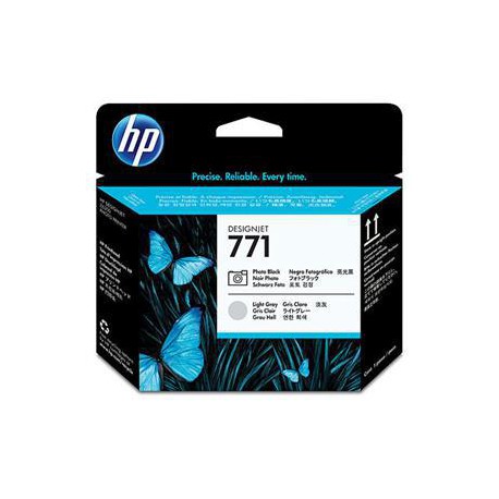 HP no 771 - foto černá/sv.šedá tisk.hlava, CE020A