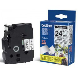 TZE-FX251, černý tisk na bílé, šířka 24 mm