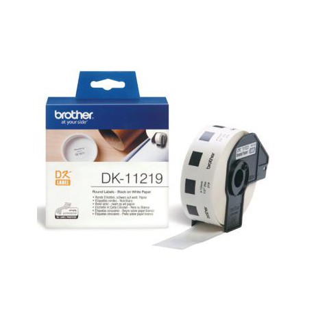 DK-11219 (papírové / kulaté, průměr 12 mm -1200ks)