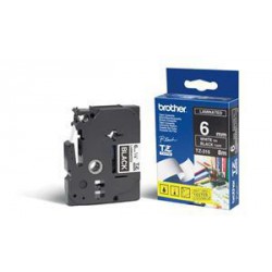 TZE-315,  černá/bílá, 6mm