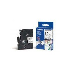 TZE-N231,  bílá/černá, 12mm