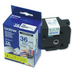 TZE-263,  bílá/modrá, 36mm