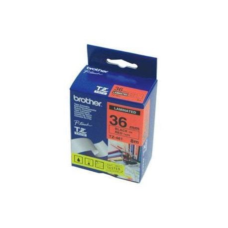 TZE-461,  červená/černá, 36mm