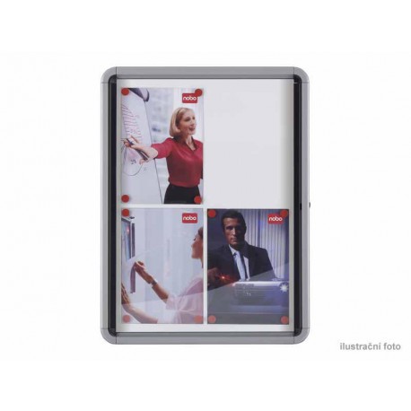 Vitrína NOBO 6xA4, magnetická