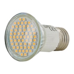 WE LED žárovka 60xSMD 3W E27 teplá bílá - refl