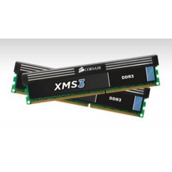 CORSAIR 16GB 4x4GB DDR3 1333MHz XMS3 PC3-10666 CL9-9-9-24 1.5V (kit 4ks 4096MB s chladičem, pro core INTEL i7/i5/i3 a pro AMD