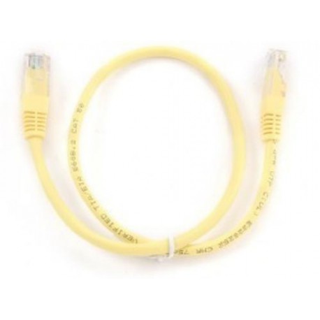 GEMBIRD Eth Patch kabel cat5e UTP 0,25m - žlutý