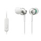 SONY sluchátka MDR-EX110AP, handsfree, bílé