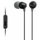 SONY sluchátka MDR-EX15AP, handsfree, černé
