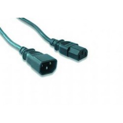 Kabel síťový prodlužovací 2.0m VDE 220V/230V napájecí GEMBIRD certifikovaný (konektory IEC320)
