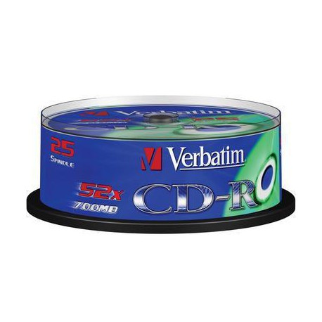 VERBATIM CD-R(25-Pack)Spindl/52x/700MB