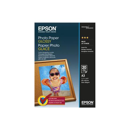 EPSON Photo Paper Glossy A3 20 listů