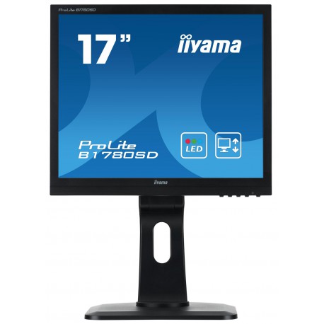 17" LCD iiyama Prolite B1780SD-B1 - 5ms,250cd/m2,1000:1,5:4,VGA,DVI,repro,pivot,výšk.nastav.černý